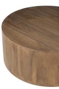 J-Line Set of 2 Side Tables Toge Mango Wood Brown