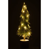 J-Line Kerstboom A+Led Kunststof Sneeuw Groen Large