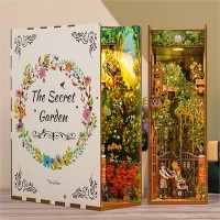 DIY Book Nook Boekensteun The Secret Garden Bookend, Tone-Cheer, TQ122, 18,2x8x24,5cm