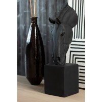 J-Line Paard Op Voet  Magnesiumoxide Zwart Large