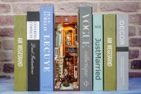 DIY Book Nook Bookend Travel in Venice Bookend, Tone-Cheer, TQ107, 18.2x8x24.5cm