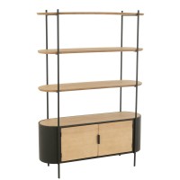 J-Line Rek Uvy Ijzer Naturel/Zwart