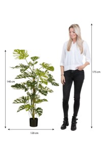 Sampleaboom artificial plant - H140 x Ø120 cm - Green