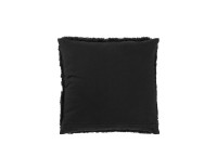 J-Line cushion Ibiza - textile - black