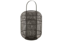 J-Line lantern Donny - iron - black