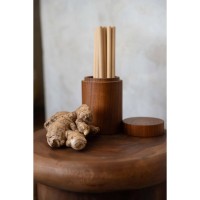 De Bamboe Rietjes - Set van 10 Met Reinigingsborsteltje