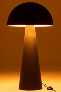 J-Line standing lamp Mushroom - metal - black - extra large