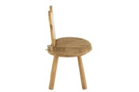 J-Line chair Child Bear - wood - natural