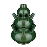 Marlijn Tulip Vase - H46 x Ø28 cm - Ceramic - Green