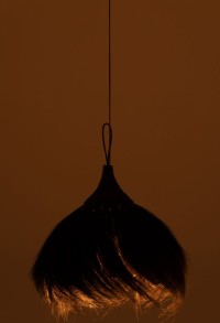 J-Line hanging lamp Ball - grass - black