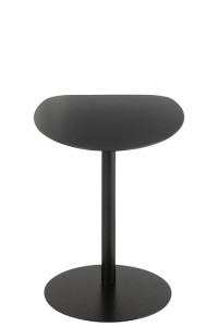 J-Line Side Table Ice Metal Black