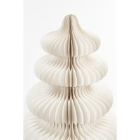 Decoratie Kerstboom - H152 x  Ø104 cm - Papier - FSC 100% - Wit