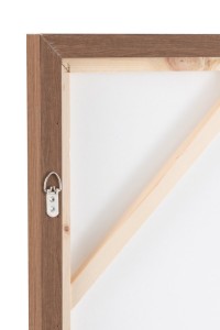 J-Line wall decoration Boy - canvas/wood - beige