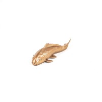 Ornament - Carp Fish - Polyresin - Gold - 21,5x9x18,5cm