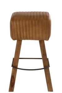 J-Line Stool Gym Leader/Mango Wood Camel/Natural