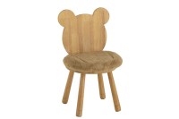 J-Line chair Child Bear - wood - natural