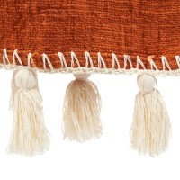 The Stitch Bed Throw - Terracotta