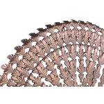 Xavery Copper Round Iron Wall Panel Carved Look L