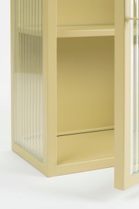 Clifton wall cupboard - L38 x B15 x H74 cm - Metal - Beige