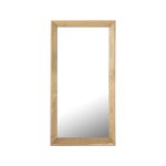 Chevar Natural Oak Wood Mirror Rectangle L