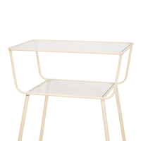 Side Table / Bedside table - Sand - 50x35x60cm