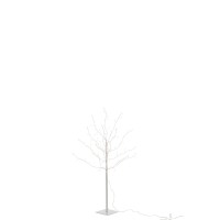 J-Line decoratie boom Kaal - wit - medium - LED