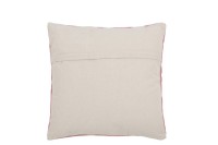 J-Line cushion Diamonds + Arrows - cotton - pink