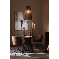 J-Line tafel Connie - hout - donkerbruin