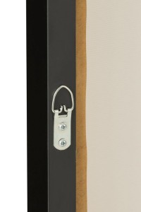 J-Line Frame Woman Flowers Canvas/Wood Mix