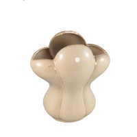 Mellie Cream France Lily Flower Ceramic Vase M