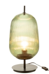 J-Line table lamp Oasis - glass - green - large