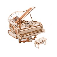 Music box Wood DIY 3D Magic Piano, Robotime, AMK81, 14x12.5x17c