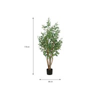 Populier Kunstplant - H110 x Ø60 cm - Groen