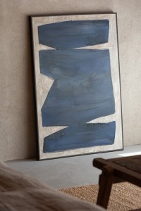 J-Line Painting Pog Acrylic Paint/Canvas Black/Brown