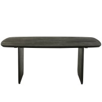 J-Line Eettafel Acaciahout Zwart