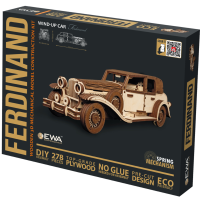 Eco Wood Art (EWA) DIY 3D Mechanical Model Ferdinand, 3878, 28 x 9,6 x 9cm