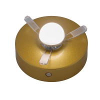 Ackitical lamp "Luise" gold, classical, gold, with integrated LED, warm white