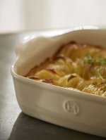 Emile Henry Schaal vierkant - 280x230mm - Argile