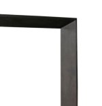 Kyro Black Acacia Wood Rectangle Mirror Large