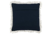 J-Line cushion Patchwork - denim/cotton - blue/white