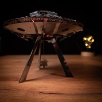 Metal Time 3D Metal Building Kit Stellar Raiders UFO, MT051, 18x18x15cm