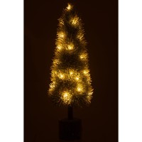J-Line Kerstboom B+Led Kunststof Sneeuw Groen Large
