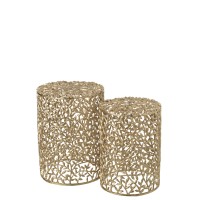 J-Line S/2 Bijzettafel Aluminium Goudkleurig