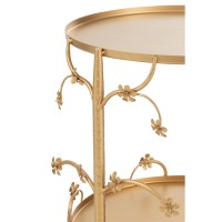 J-Line bijzettafel - metaal - goud - small