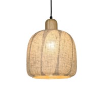 Hanglamp LIVA parelgrijs Ø30x28cm