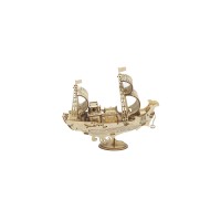 Robotime, 3D Houten Puzzel Japanese Diplomatic Ship, TG307, 18,8x5x16,5cm