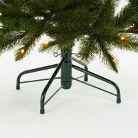Bristlecone Kunstkerstboom met LED Verlichting - H155 x Ø99 cm - Donkergroen