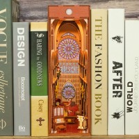 DIY Book Nook Bookend Notre Dame de Paris, Tone-Cheer, TQ120, 18x8x24.5cm