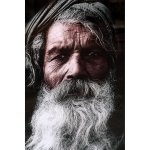 Melani Glass Art Wall Picture Indian Men