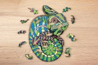 Eco Wood Art Wooden Jigsaw Puzzle Chameleon/ Chameleon size L, 1805.49x37x0.5cm